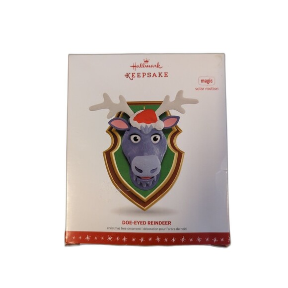 Hallmark Keepsake Ornament Doe-Eyed Reindeer Magic: Solar Motion 2016 - Picture 1 of 4